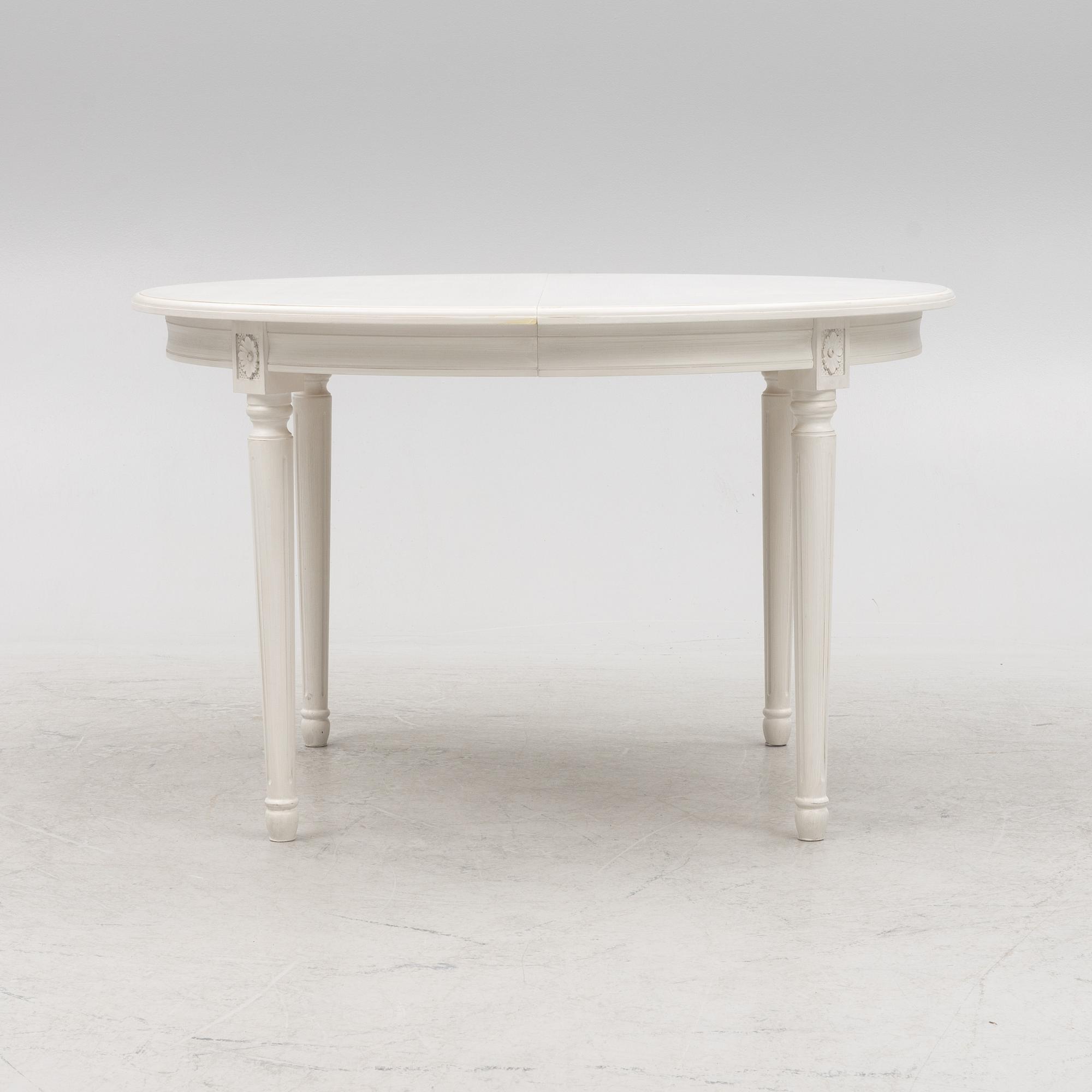 Matbord, gustaviansk stil, "Vegeholm", K.A. Roos, 2000-tal.