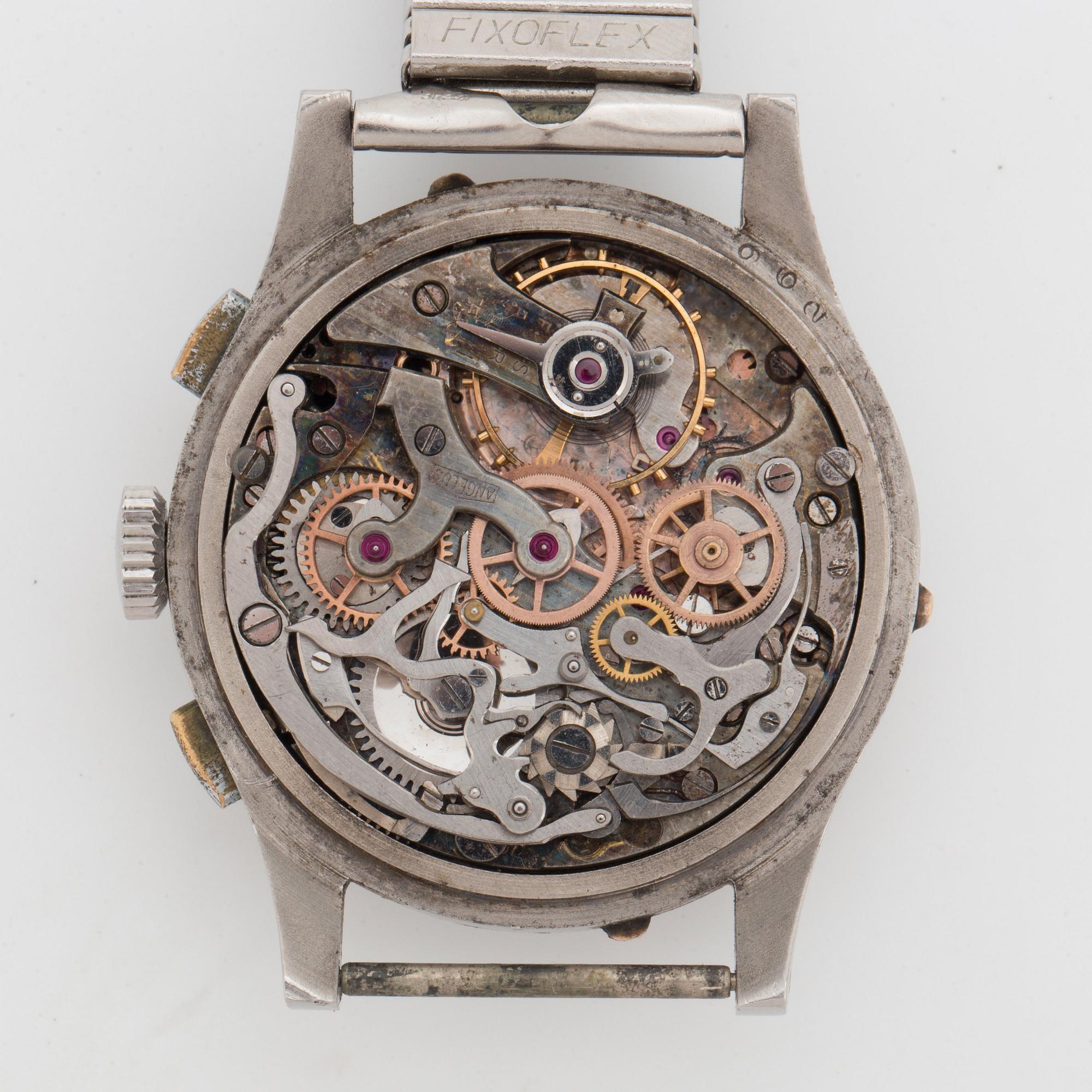 ANGELUS, "Chronodato", kronograf, armbandsur, 38 mm,