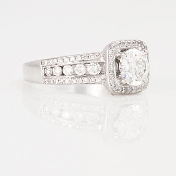 RING, med briljantslipade diamanter, totalt ca 1.62 ct.