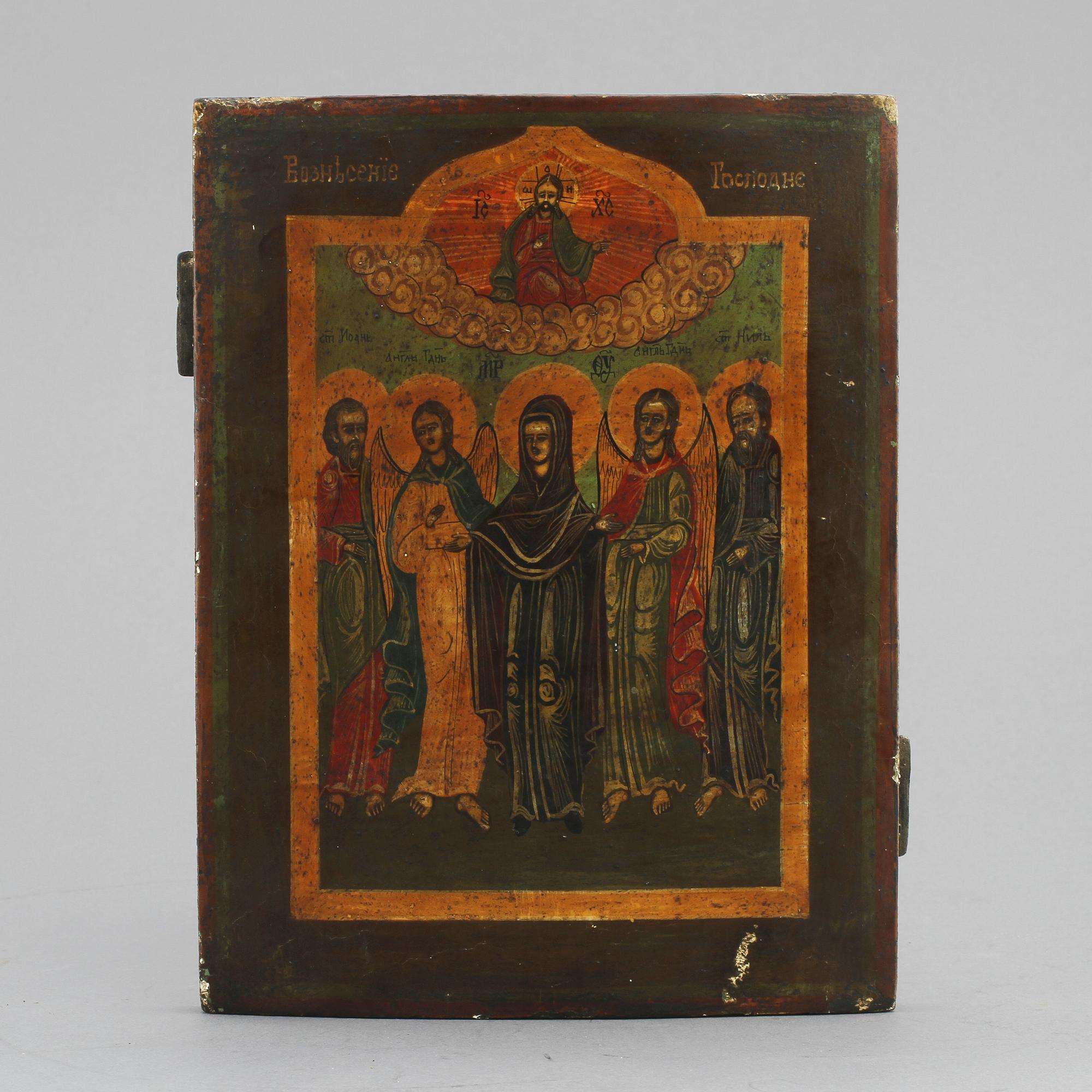 IKONER, 3 st, sannolikt Ryssland, 1900-tal.