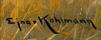 EJNAR KOHLMANN, olja på duk, sign.