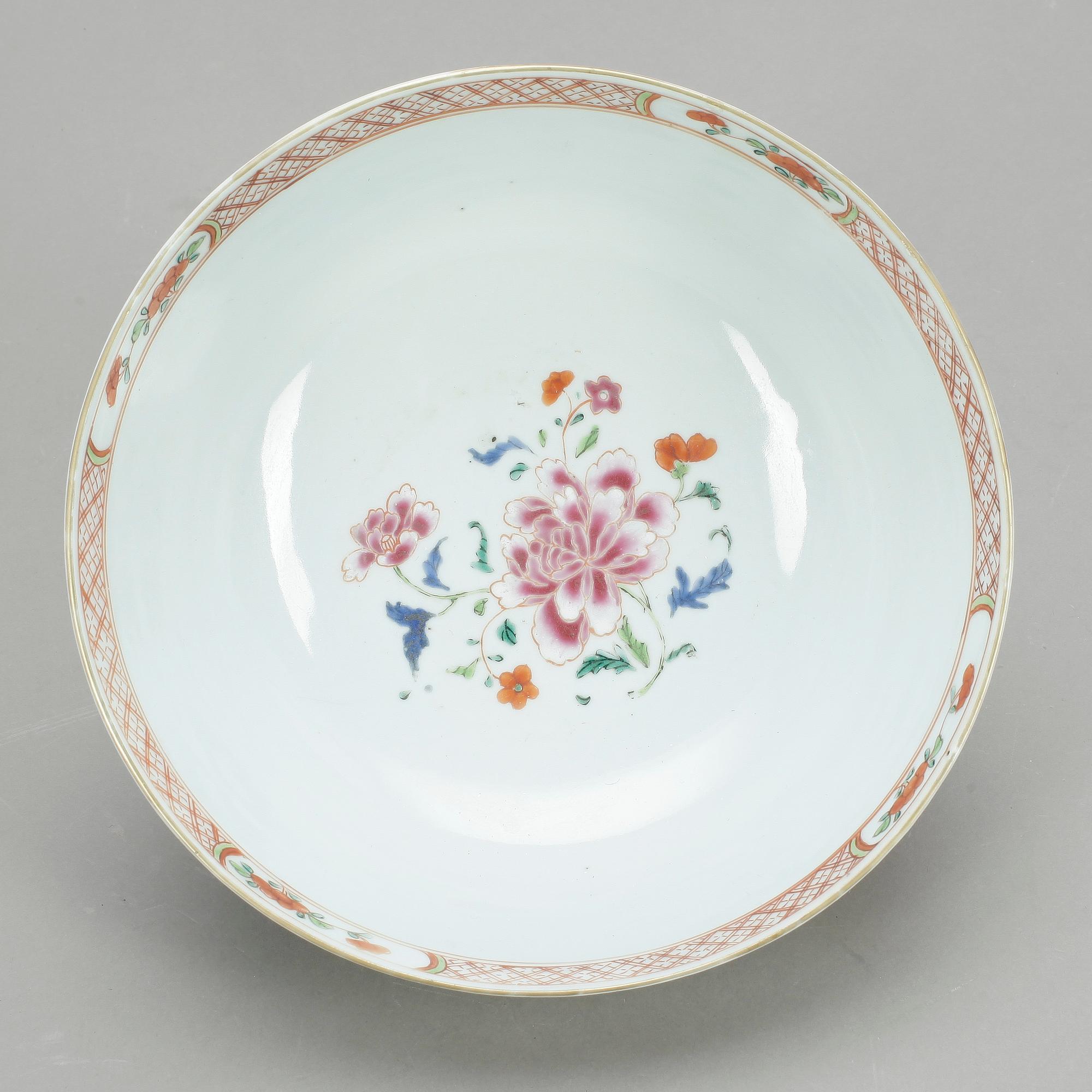 SKÅL, porslin, Kina, Qianlong, 1700-tal.