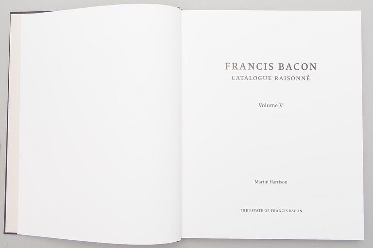 A book series five volumes " "Francis Bacon, Catalogue Raisonné".