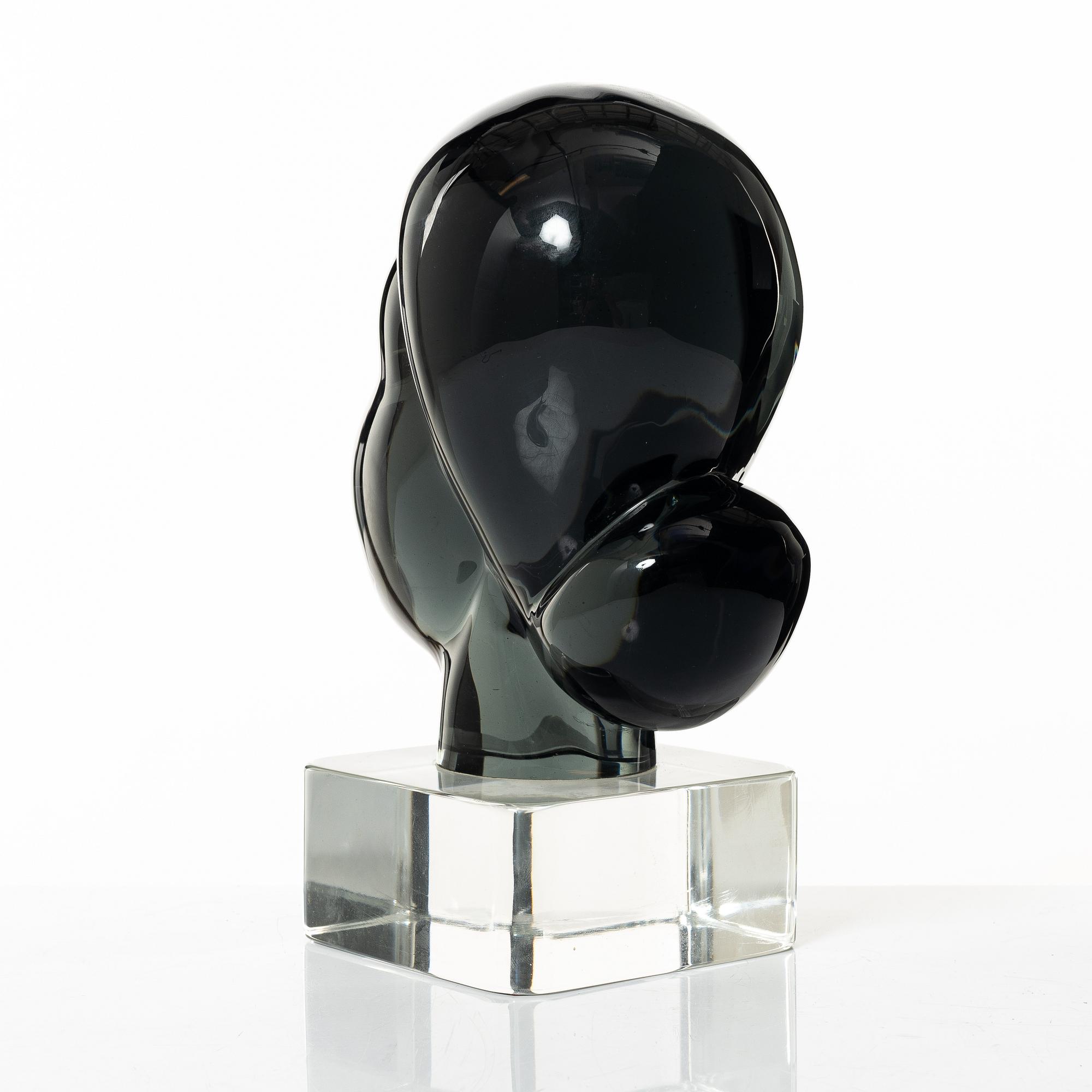 Archimede Seguso, skulptur, glas, Murano, Italien 1973.