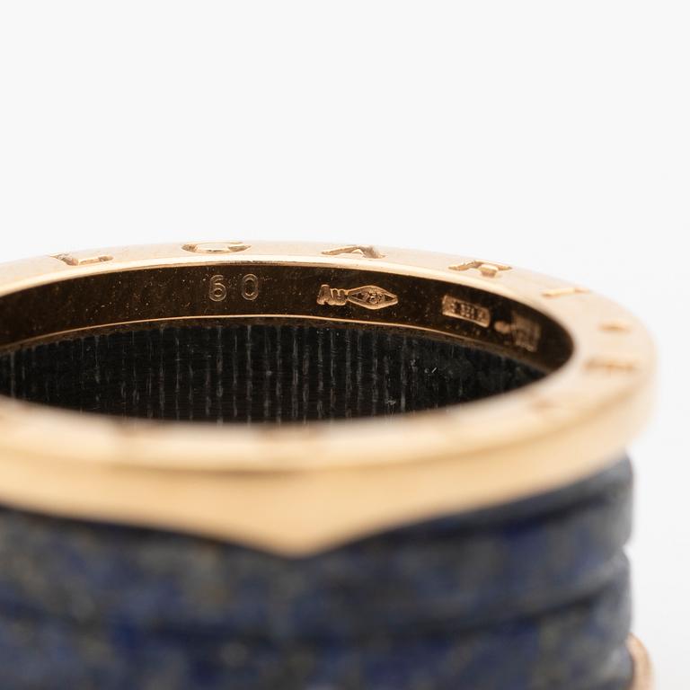 Bulgari, B.Zero1 ring. 18K gold and lapis lazuli.