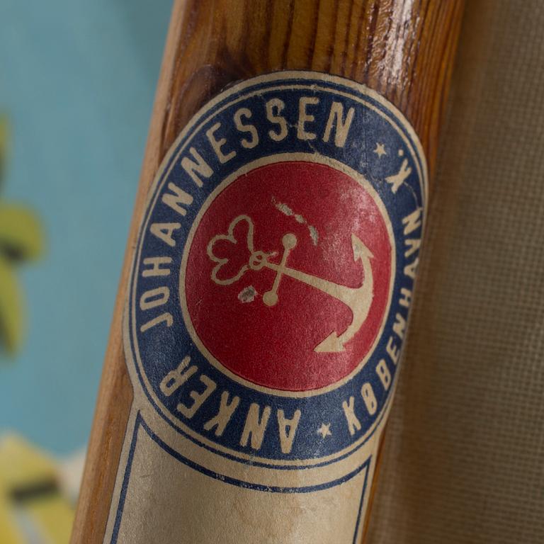 SKOLPLANSCH, Sydamerika, 1900-talets första hälft, Anker Johanessen Kobenhavn.