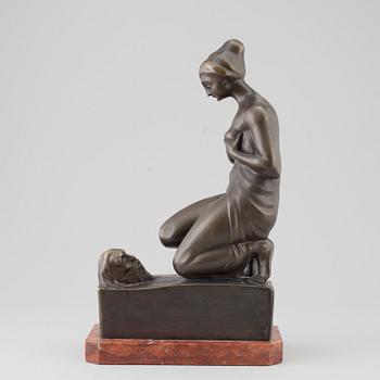 A 'Salome' bronze sculpture by Anton Grath, early 20th century.