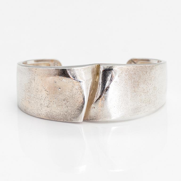 Björn Weckström, A sterling silver bracelet 'Darina'. Lapponia 1971.