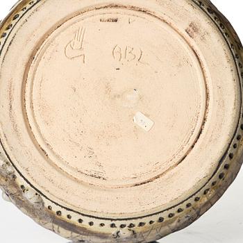 Anders Bruno Liljefors, a stoneware vase, Gustavsberg Studio 1952.