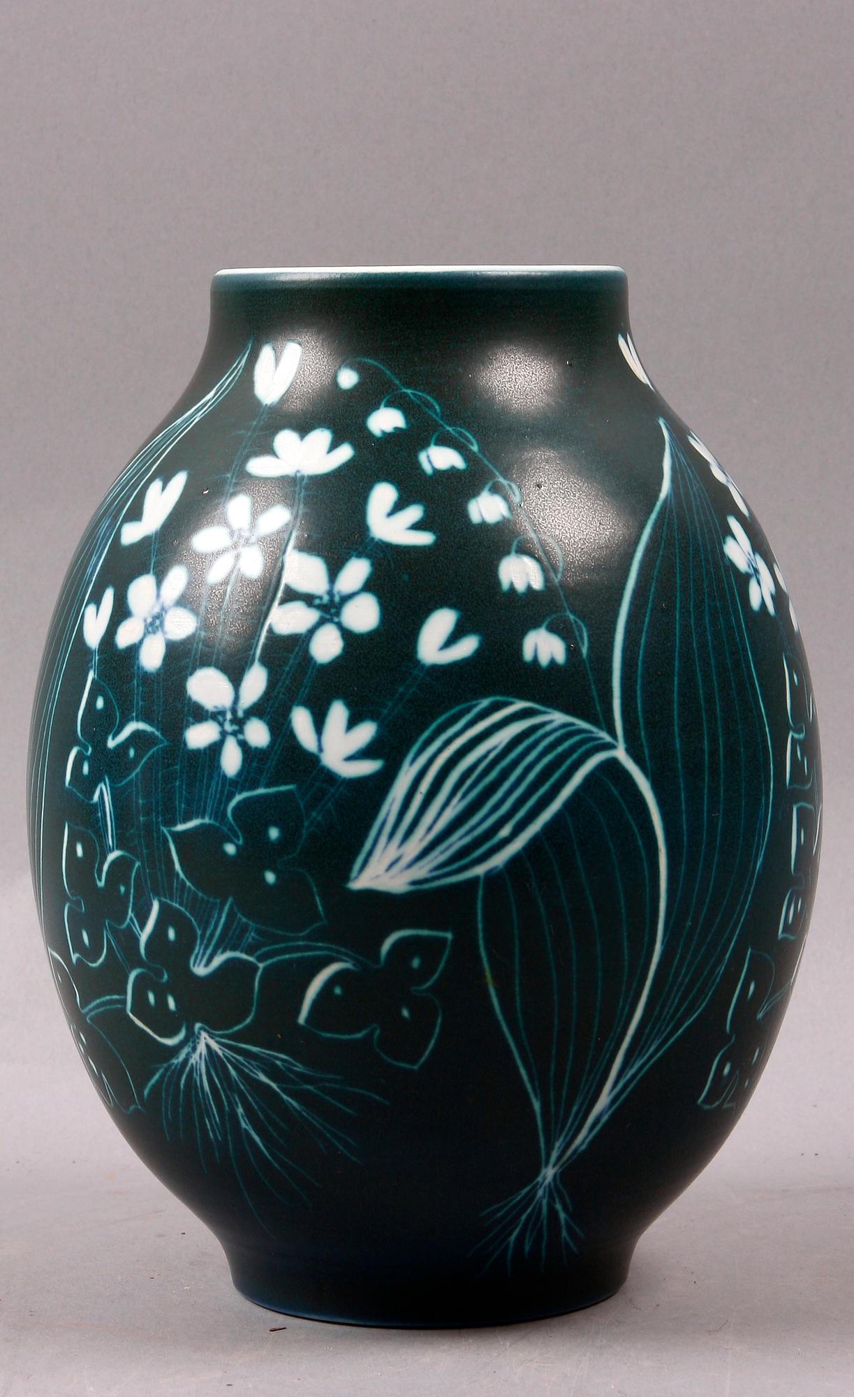 VAS, stengods, Hertha Bengtsson, Rörstrand.