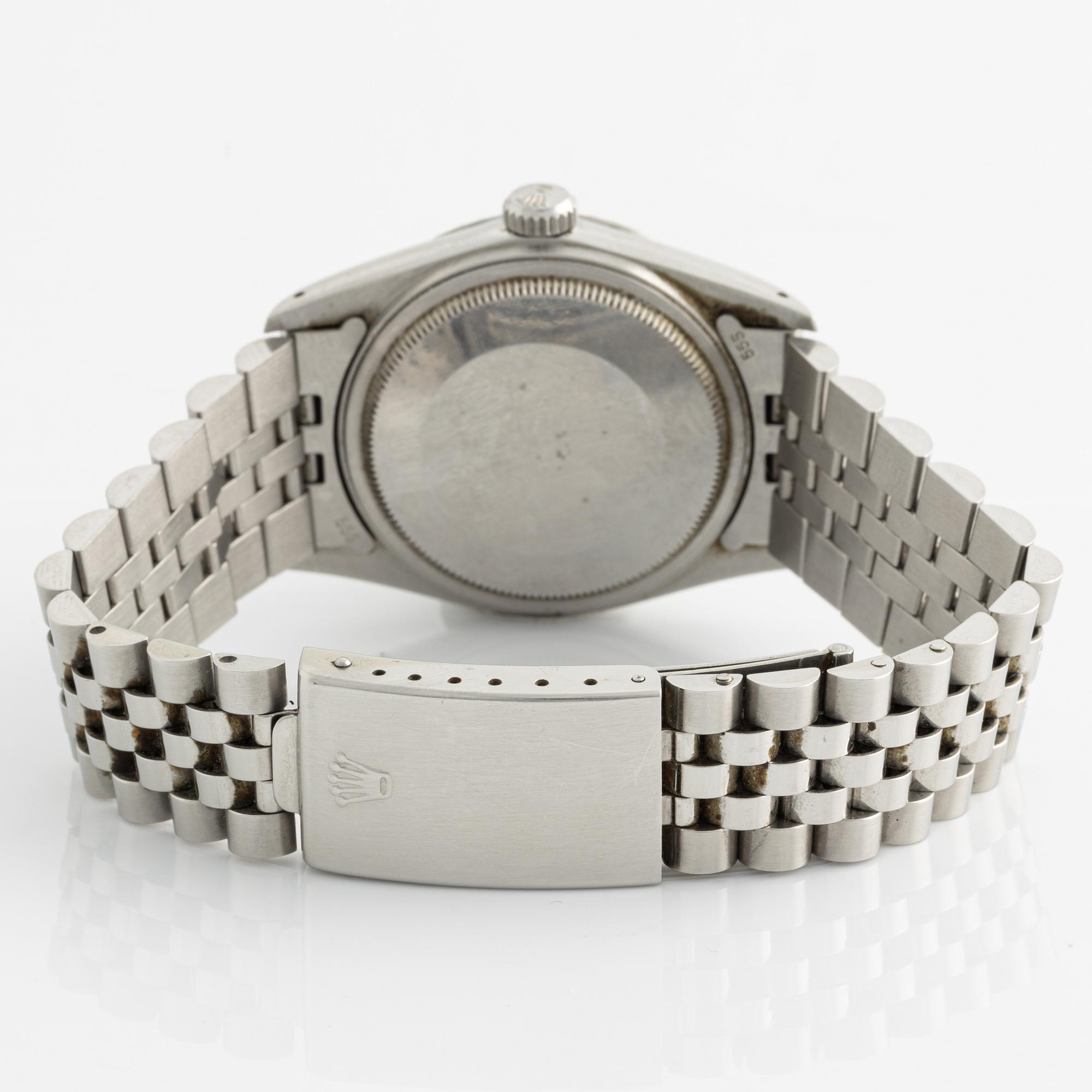 Rolex, Oyster Perpetual, Datejust, "Cream Jubilee Dial", Chronometer, armbandsur, 36 mm.