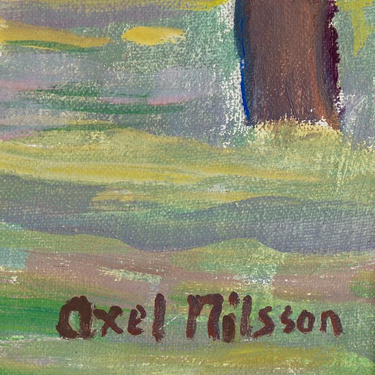 AXEL NILSSON, oil on canvas, signed.