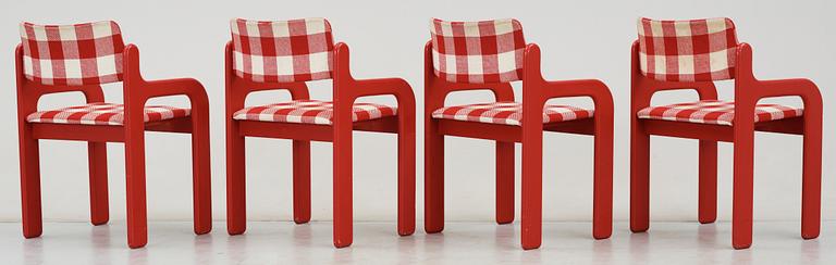 KARMSTOLAR, 4 st, Asko, Finland, 1960/70-tal.