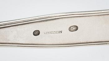 RAGUSKED, silver, V Christensen, Köpenhamn, Danmark. Vikt ca 236 g.