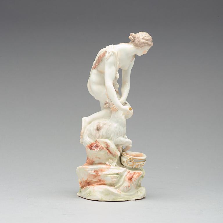 A Ludwigsburg porcelain figure, Germany, 18th Century.
