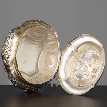 A Rococo 18th century sugar casket.