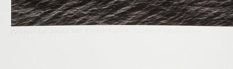 HIROSHI SUGIMOTO, offsetlitografi, "Caribbean Sea" Jamaica, 1980, limiterad upplaga om 300. Courtesy of Gallery Koyanagi.