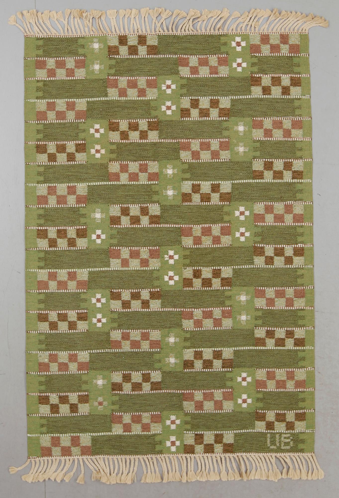 MATTA, röllakan, signerad UB, 1900-talets mitt. Ca 205 x 140 cm.