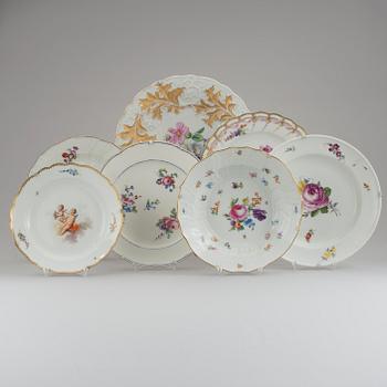 A lot of porcelain from Meissen, Sevres, Royal Copenhagen & KPM Berlin, 18th to 20th century.