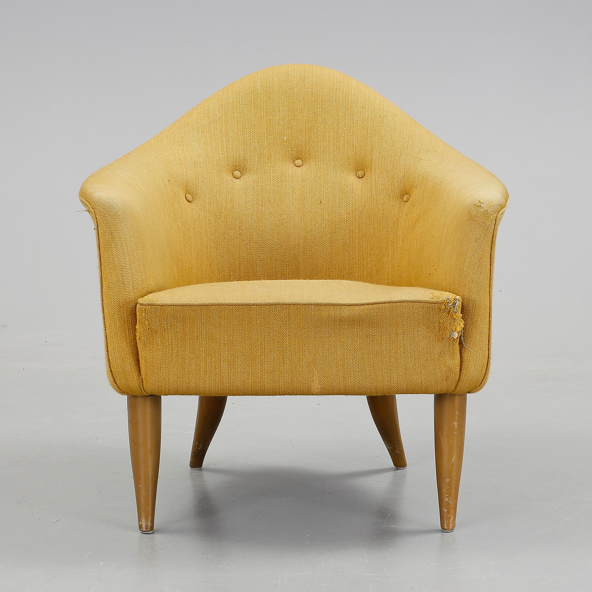 FÅTÖLJ, "Lilla Adam" ur Paradiset, Triva, Kerstin Hörlin-Holmquist för NK.