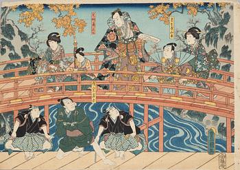 Utagawa Kunisada, 'Actor in the Role of Asakura Togo'.