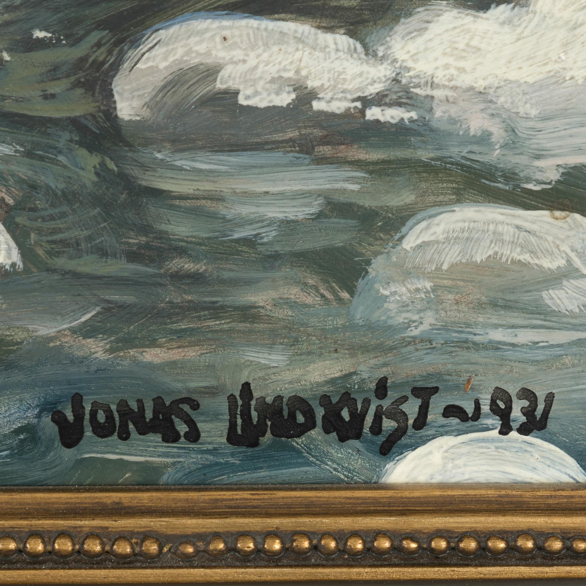 Jonas Lindkvist, Winter View of Akademikvarnen from Dombron, Uppsala.