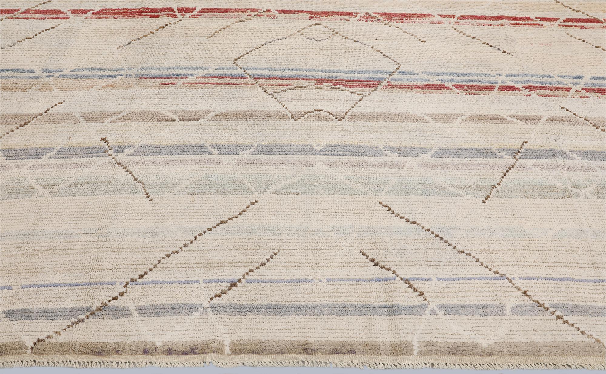 A carpet, Morocco design, approx. 381 x 283 cm.