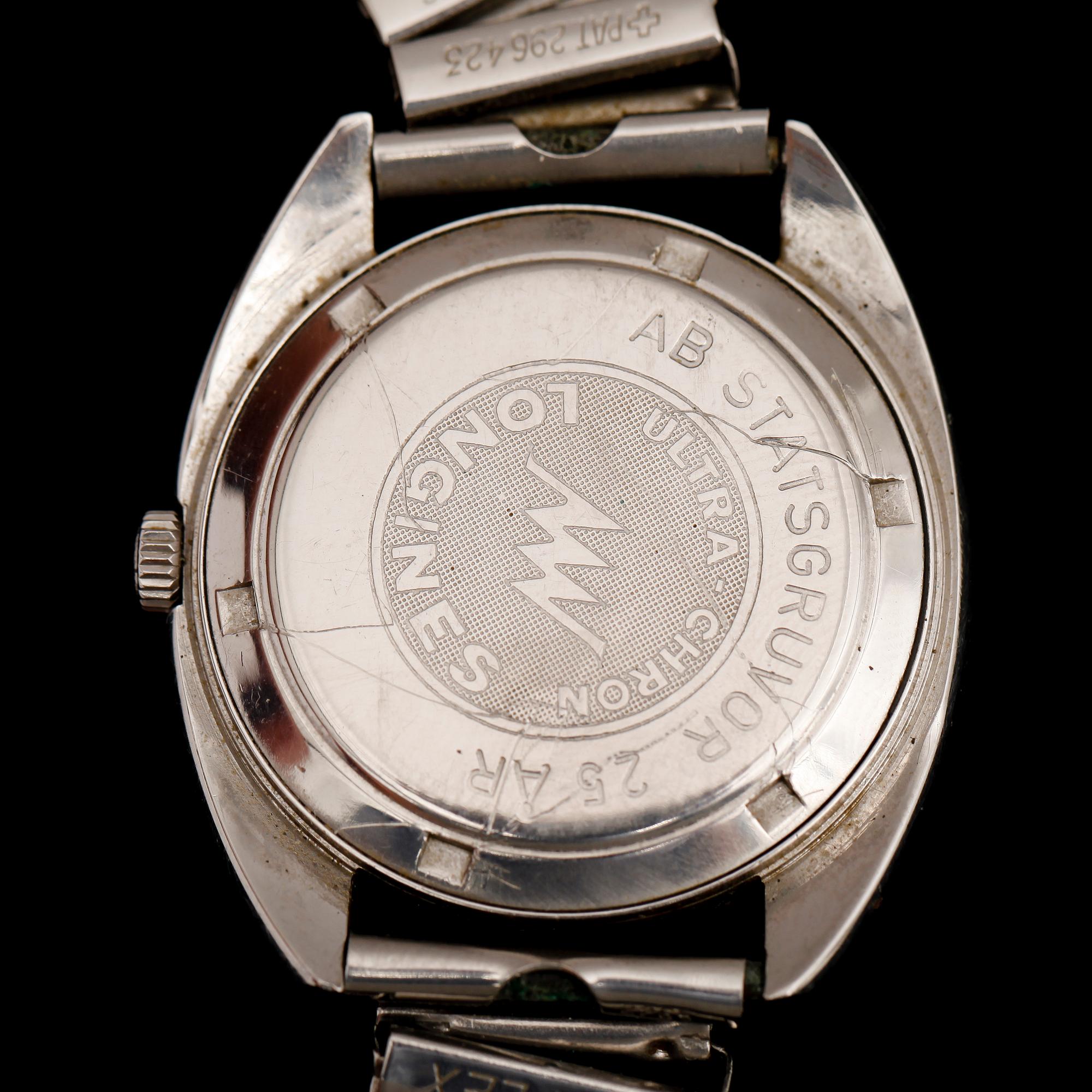 HERRARMBANDSUR, stål, Longines Automatic Chronometer Ultra-Chron.