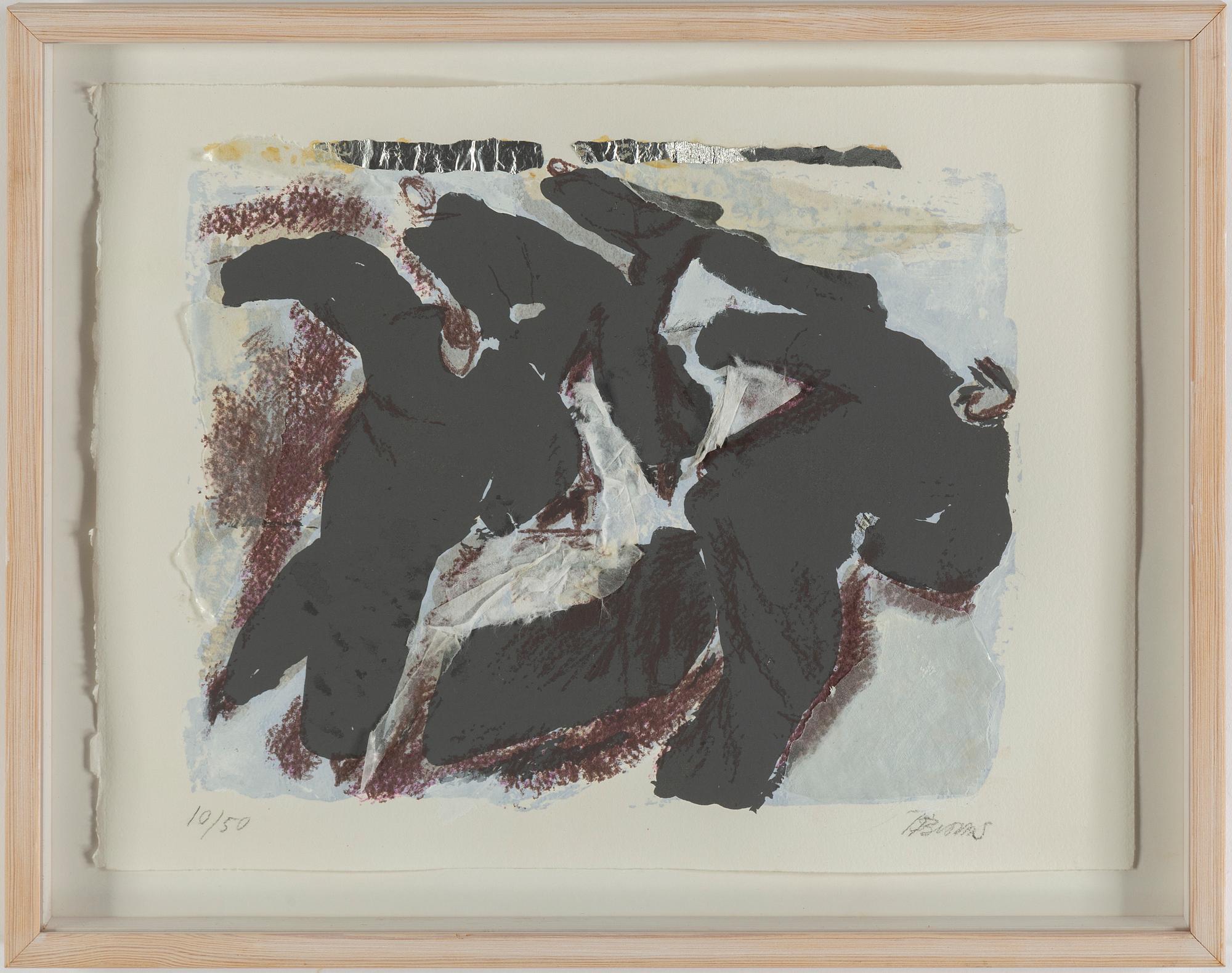 BIRGIT BROMS, lithograph in colours, signed 10/50.