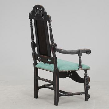 KARMSTOL, barock, 1700-tal.