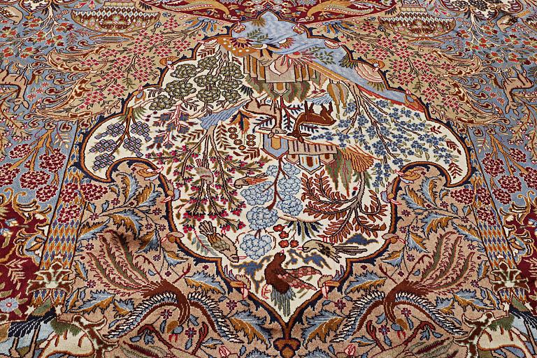 A carpet, Kashmar, c. 402 x 300 cm.