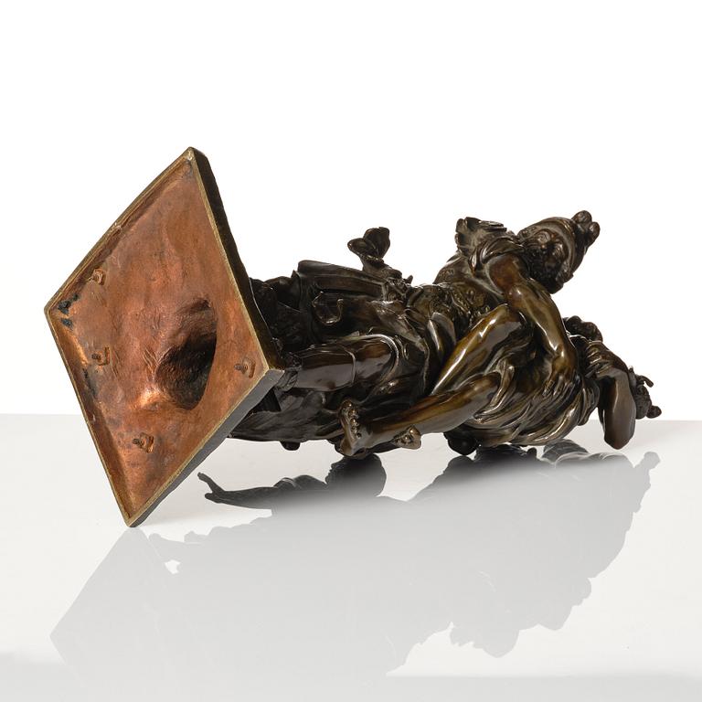 Pierre Lepautre Efter, Aeneas räddar Anchises ur det brinnande Troja.