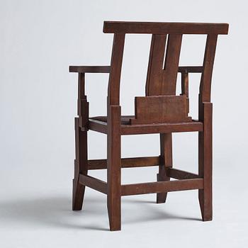 John Kandell, a patinated bronze 'Solitär' chair, Källemo, Sweden, ed. 3/7, only 3 chairs executed.