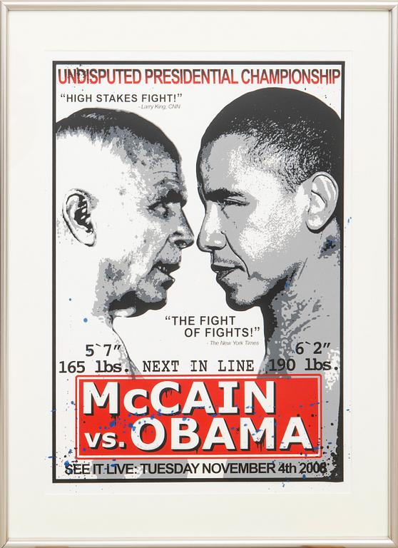 Mr Brainwash, "McCain vs Obama".