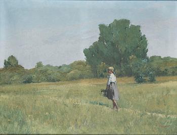 Istvan Mero, Girl on the Meadow.