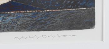 AXEL OLSON, färglitografi, signerad och numrerad 292/360.