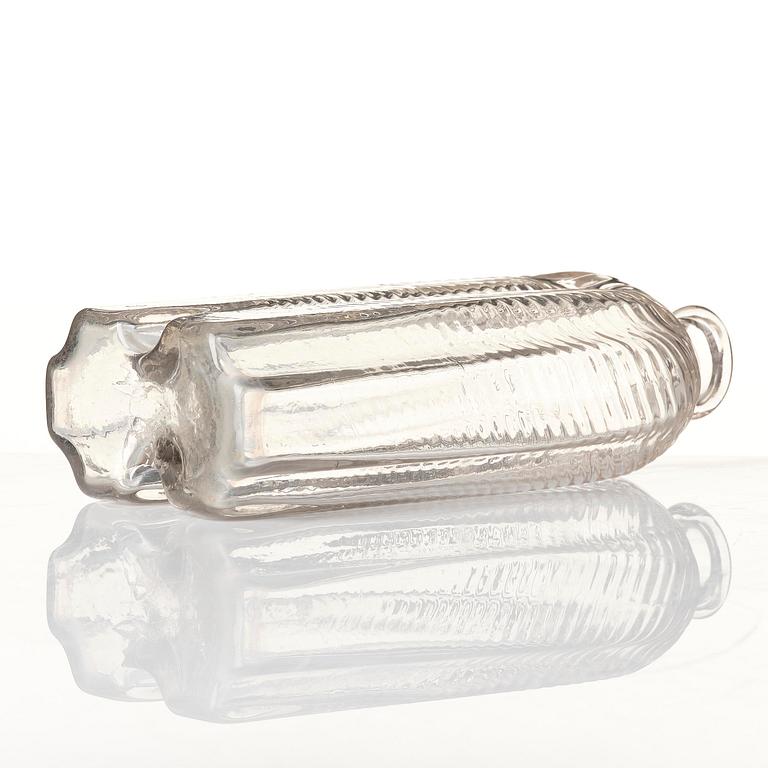 A  Swedish glass bottle, Skånska Glasbruket, 18th century.