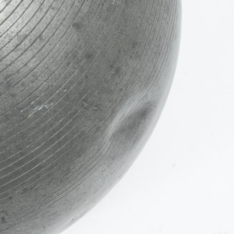 Sylvia Stave, Vase, pewter, model 5496, C.G. Hallberg, Stockholm, 1936.