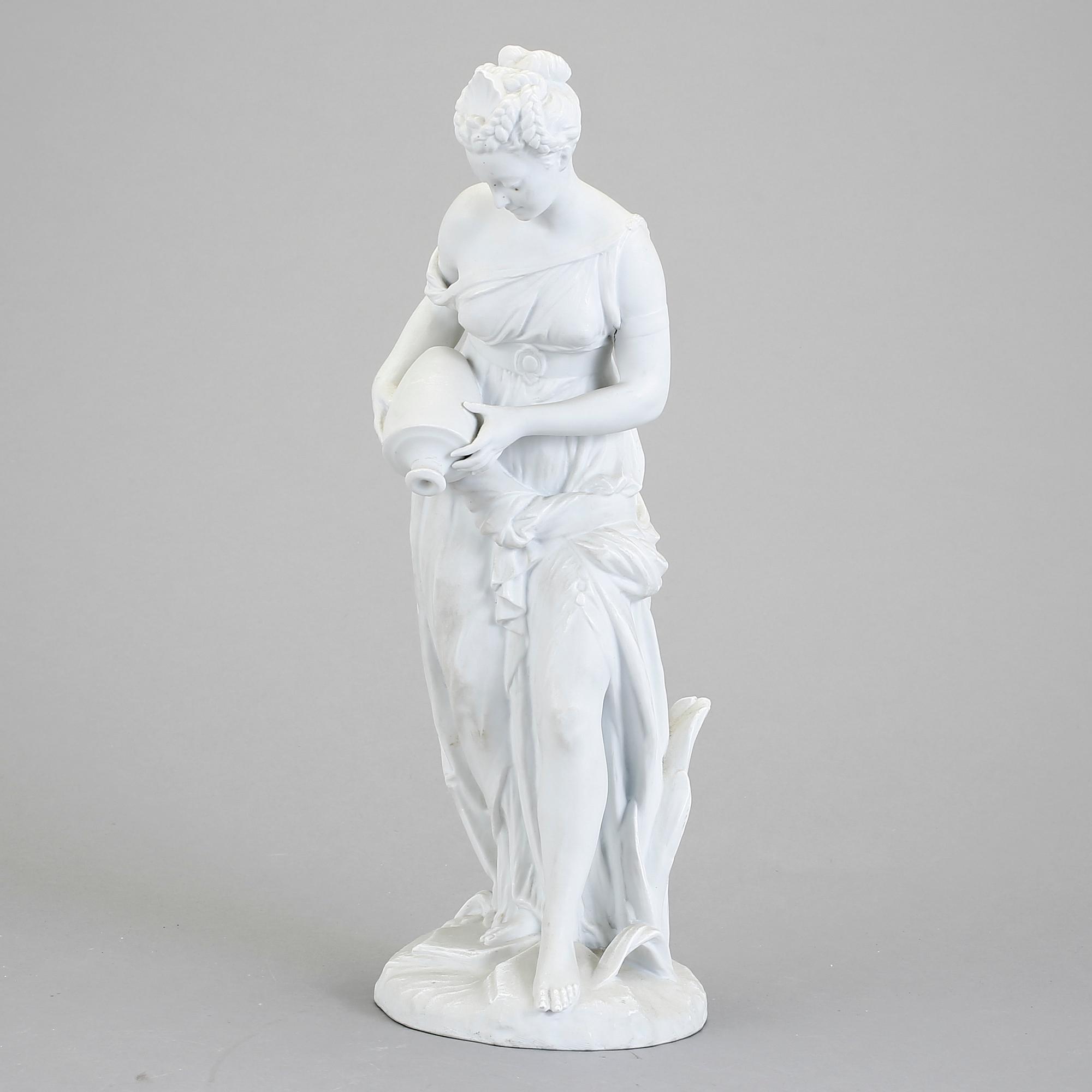 SKULPTUR, parian, 1900-talets första hälft.
