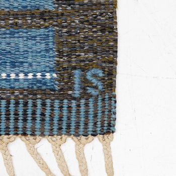 Ingegerd Silow, matta, rölakan, "Örbyhus", signerad IS, komponerad 1970, ca. 225 x 165 cm.