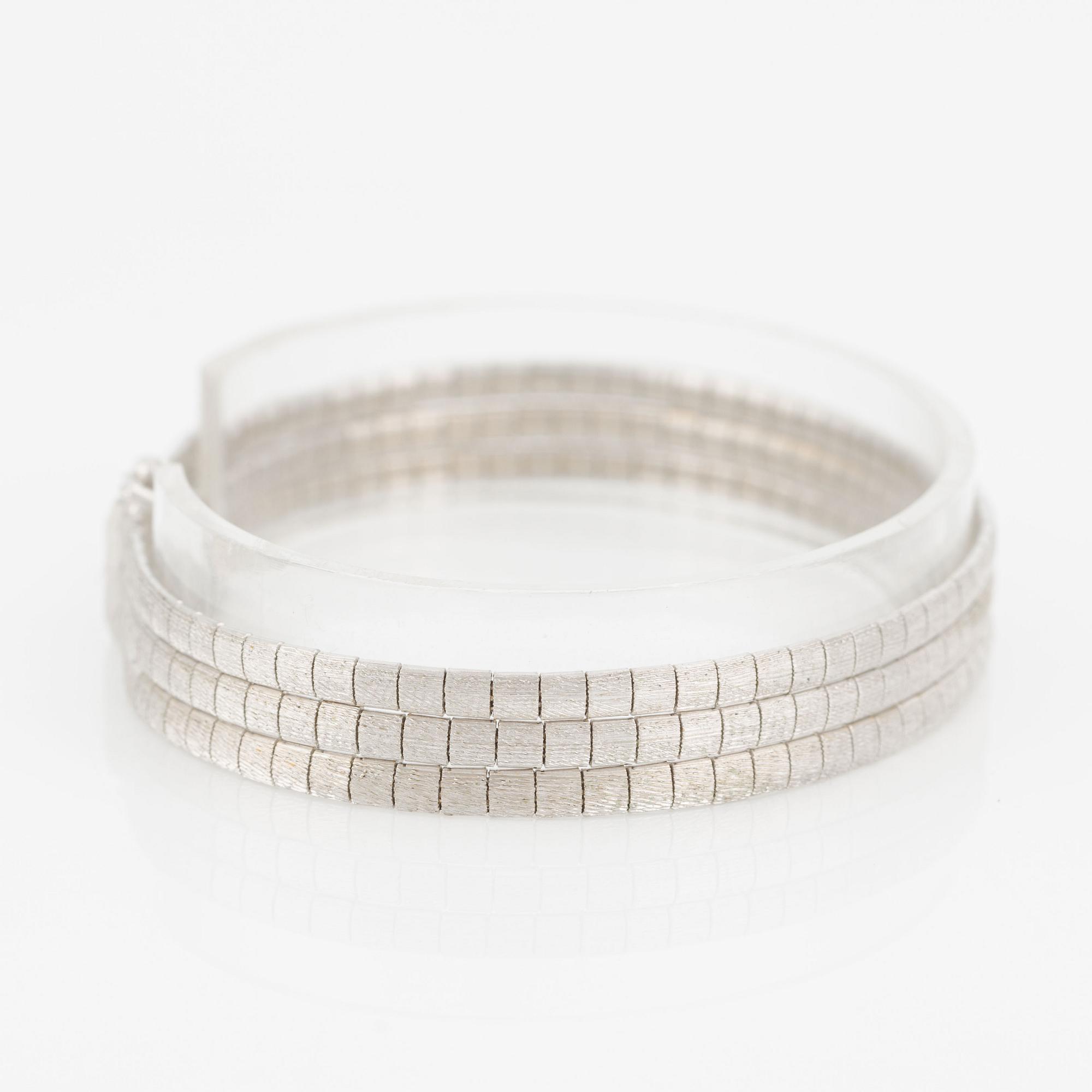 Armband 18K vitguld.