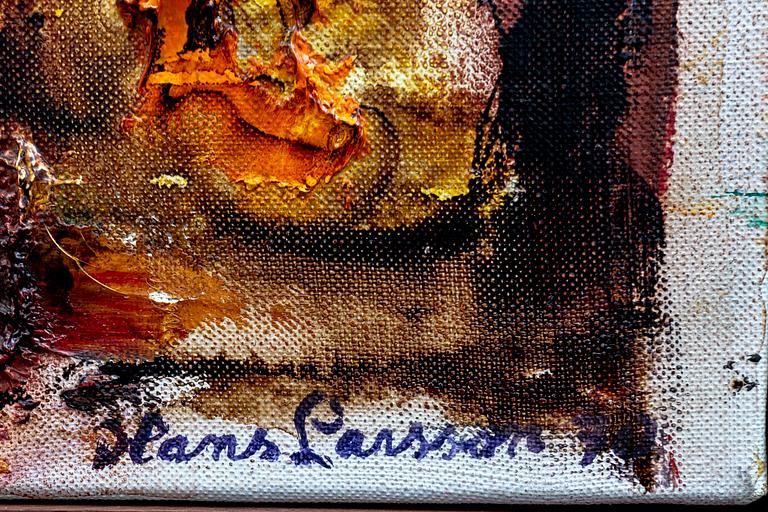 Hans Larsson, oil on canvas signed.