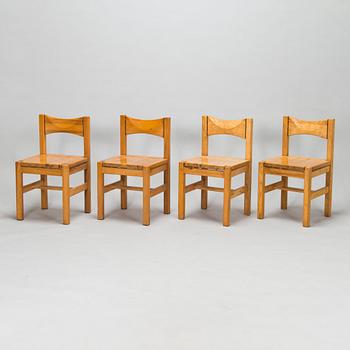 Ilmari Tapiovaara, Four 1980's 'Hongisto' chairs for Laukaan Puu.