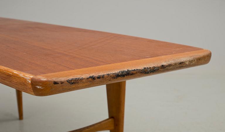 SOFFBORD, teak, Danmark, 1950-tal.