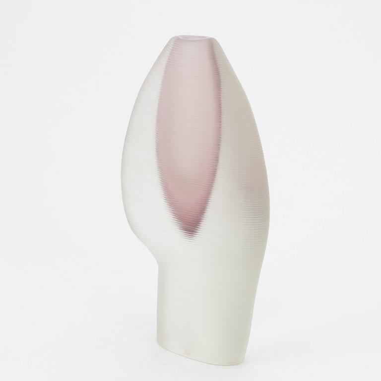 Alfredo Barbini, attributed to, a 'Sasso Inciso' glass vase, Vetreria Alfredo Barbini, Murano Italien, post 1962.