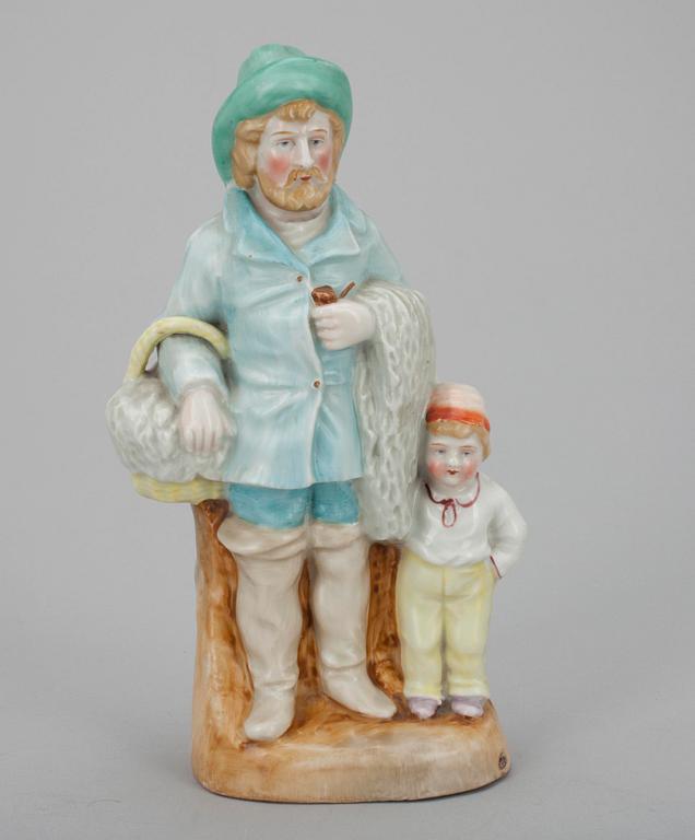 FIGURIINI, posliinia, ei leimoja, mahdollisesti Englanti 1800-luvun loppu.