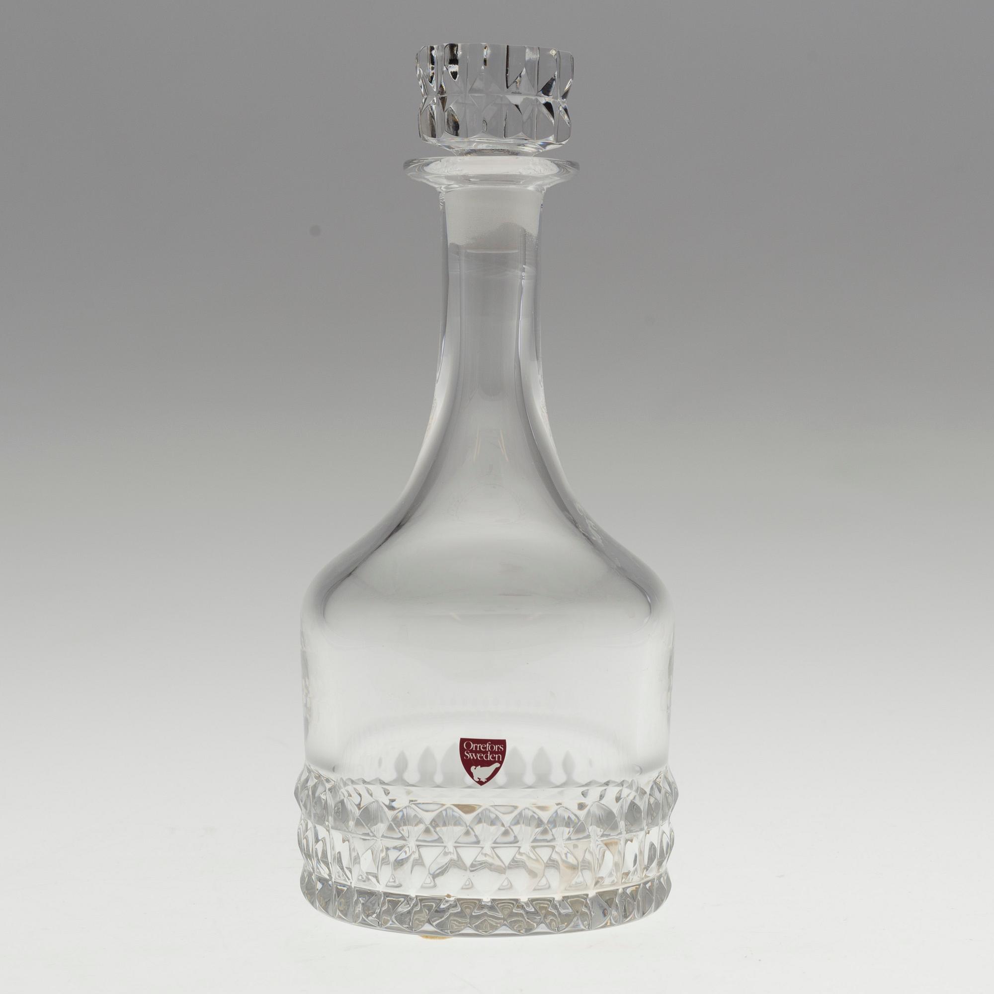 INGEBORG LUNDIN, servisdelar, 28 st, glas, "Silvia", Orrefors.