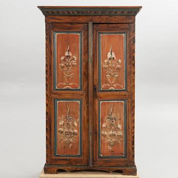Cupboard, folk art, central Sweden, 19th century.
