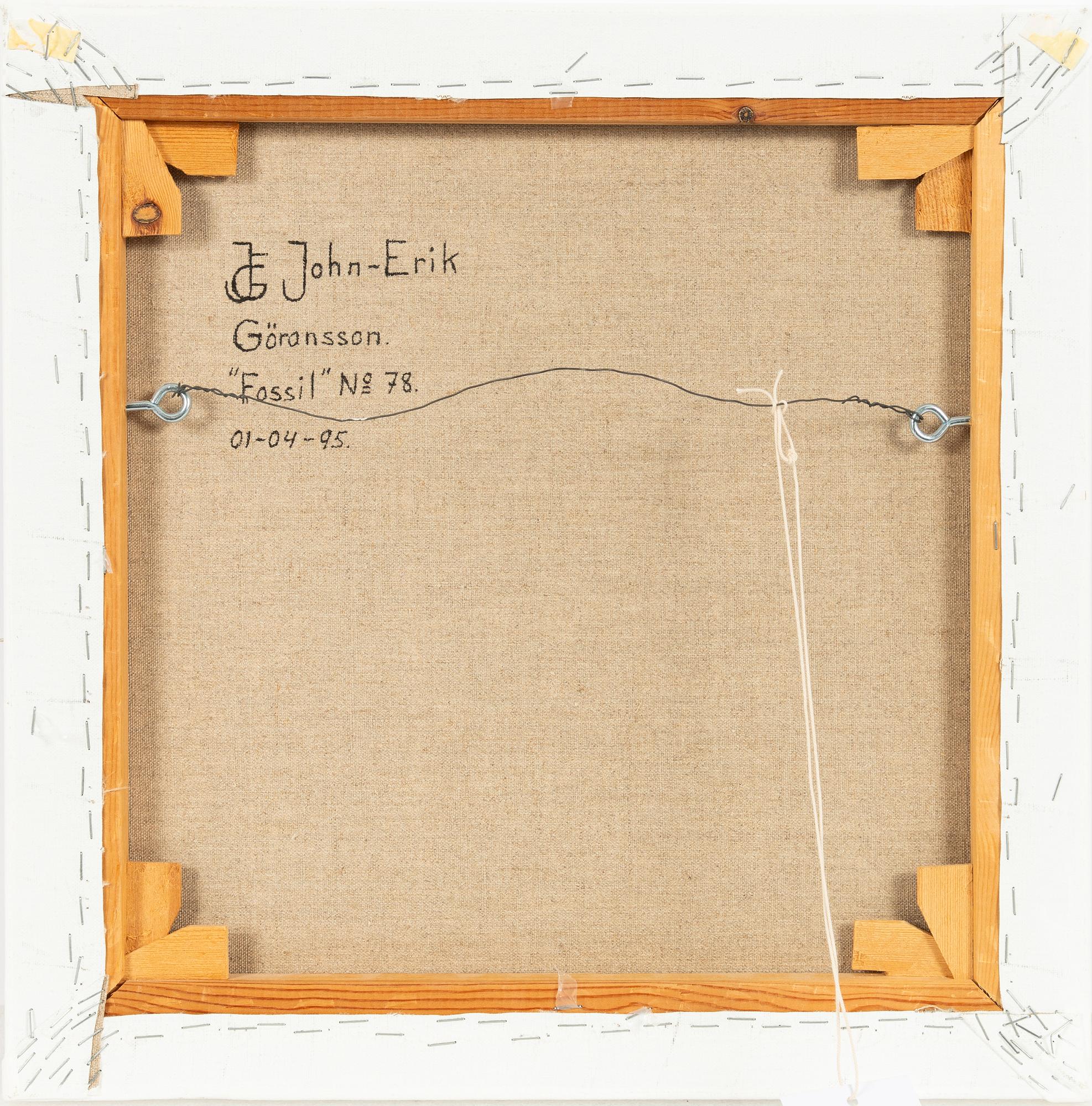 John-Erik Göransson, "Fossil" (No 78).