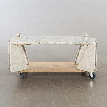 Soffbord, marmor, Tyskland, 1980-tal.